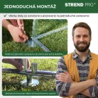 Strend Pro baromfi ketrec tetővel 3 X 2 X 2 méter