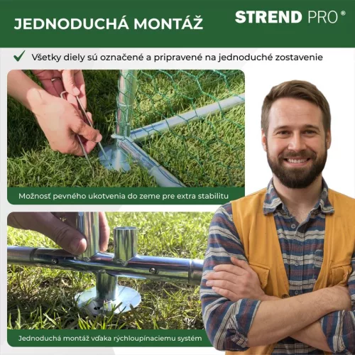 Strend Pro baromfi ketrec tetővel 3 X 2 X 2 méter
