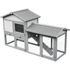 Strend Pro nyúlketrec tetővel,147x54x85 cm