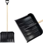 Strend Pro PVC hólapát, fém él, fa nyéllel, 435x330 mm értékcsökkentett