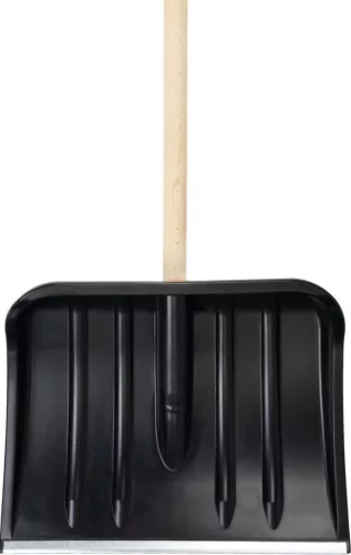 Strend Pro PVC hólapát, fém él, fa nyéllel, 435x330 mm értékcsökkentett