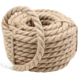   Strend Pro tekercselt három szálas juta kötél, 12 mm-es, 20 m