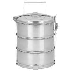 MagicHome ételhordó, rozsdamentes acél, 3x 1200 ml,