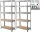 Strend Pro fém polc MDF lapokkal, 5 polc, 1800x900x300 mm, 2 db-os csomag