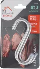 MagicHome húskampó, 3 db-os csomag, rozsdamentes acél, 10x7,8 cm, átmérő 5 mm