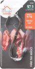 MagicHome húskampó, 3 db-os csomag, rozsdamentes acél, 12x7,5 cm, átmérő 5 mm
