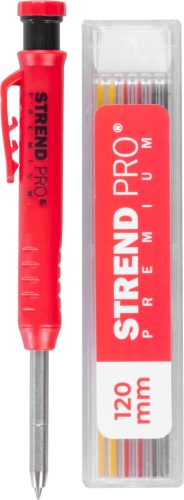 Strend Pro furatjelölő ceruza nehezen hozzáférhető helyekhez, tartalék hegyekkel