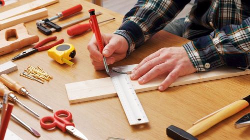 Strend Pro furatjelölő ceruza nehezen hozzáférhető helyekhez, tartalék hegyekkel