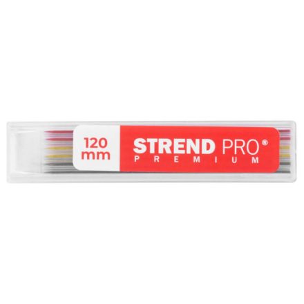 Strend Pro tartalék ceruzabetét színes 6 db-os, HB, 2 X fekete, sárga, piros, 