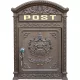 Strend Pro postaláda Edgar, barna, 315 X 95 X 445 mm
