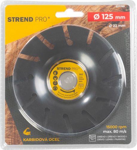 Strend Pro reszelő korong, sarokcsiszolóhoz, 125 mm-es