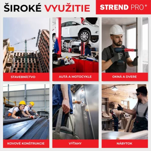 Strend Pro prémium szegecsanyahúzó fúrógéphez