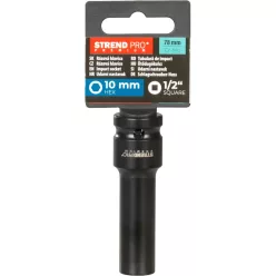   Strend Pro prémium hosszított dugófej 10 mm, 1/2", 78 mm, Cr-Mo