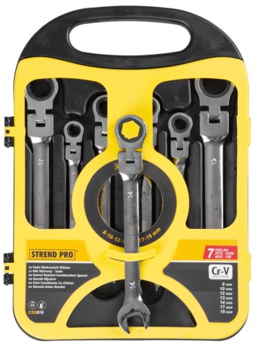 kulcs_keszlet_strend_pro_css819_7_reszes_csillag_villas_csuklos_racsnis_8_19_mm