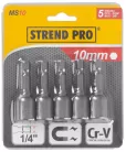 Strend Pro fúrógépbe fogható mágneses dugófej 12 mm, 5 db