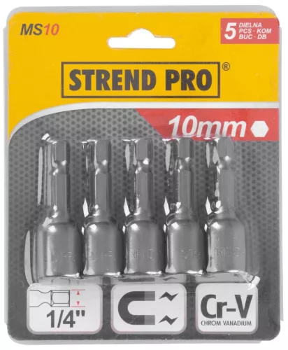 Strend Pro fúrógépbe fogható mágneses dugófej 12 mm, 5 db