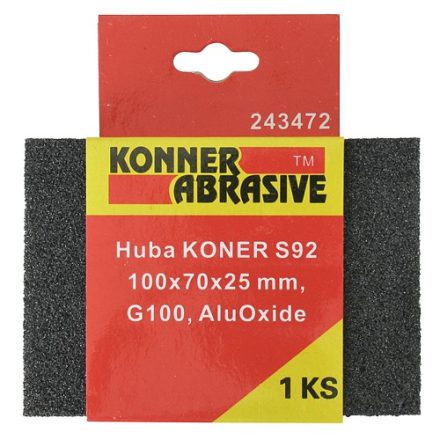 KONER csiszolószivacs 100x75x25 mm G 120 AluOxide
