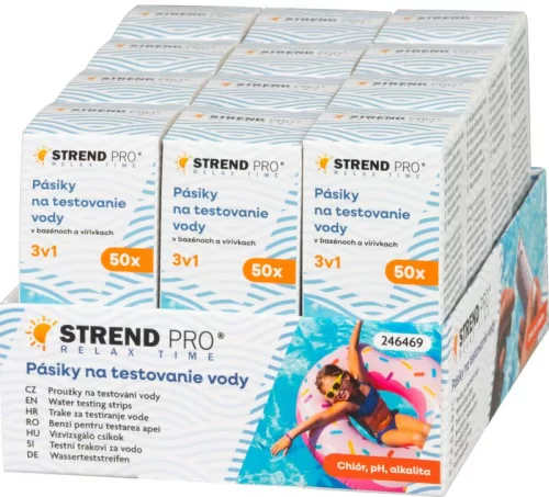 Strend Pro vízelemző,3 az 1-ben, pH, klór, lúgosság