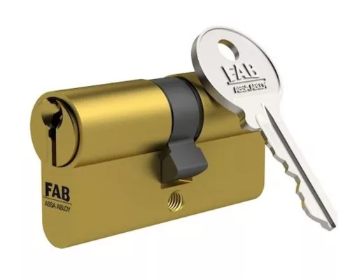 FAB HOME 1.00*/D 30+35 zárbetét, 3 kulcs, sárgaréz kivitel