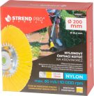 Strend Pro Nylon tisztító kefe fűkaszához, 200 x 25,4