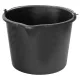 vodor_recycled_12_literes_epitoipari_muanyag_kiontovel_fekete