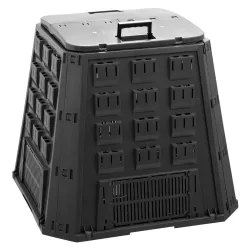 Komposztáló EVOBLACK, 420 liter, fekete