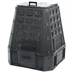Komposztáló EVOBLACK, 630 liter, fekete