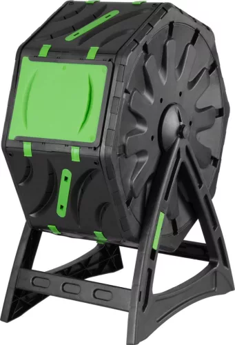 Komposztáló Strend Pro Garden, forgódobos, 70 liter, fekete