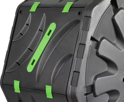 Komposztáló Strend Pro Garden, forgódobos, 70 liter, fekete