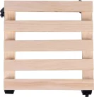 Strend Pro görgős alátét, fa, 30x30x7 cm, max:50 kg