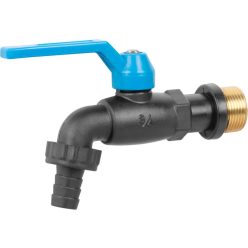 Strend Pro nylon kerti csap, fekete 3/4"