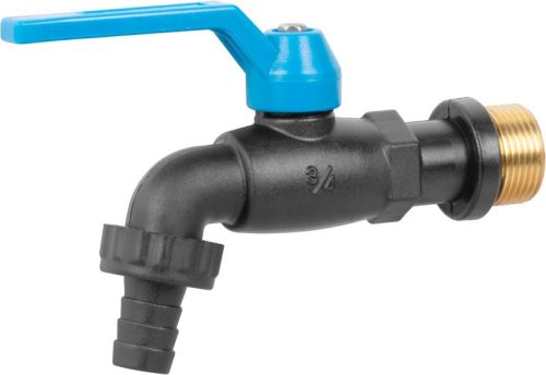 Strend Pro nylon kerti csap, fekete 3/4"