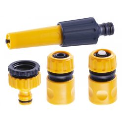   Strend Pro szórófej +2db gyorscsatlakozó +1db adapter, 3/4", 4db-os