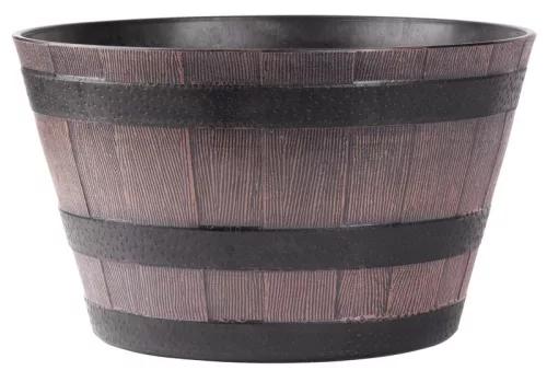 Strend Pro Woodeff, virágláda, 39x23 cm, teak, fa hatású