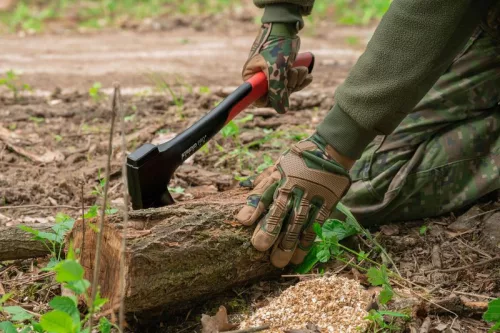 Strend Pro Camo munkavédelmi kesztyű, 10 / XL