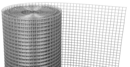 Strend Pro négyszögletes háló, horganyzott, R-10,6 x 10,6 mm, H-0,8 mm, 1 x 5 m