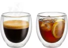 MagicHome Lungo kávés, teásbögre, duplafalú termosz, 170 ml, 2 db-os csomag