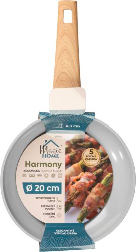 MagicHome Harmony, kerámia bevonatú serpenyő, 20 cm