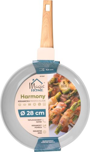 MagicHome Harmony, kerámia bevonatú serpenyő, 28 cm