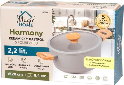 MagicHome Harmony 20 cm-es lábas fedővel