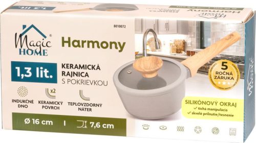 MagicHome Harmony 16 cm-es lábas fedővel