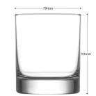 Strend Pro Ada, LAV, üvegpohár whiskyhez, 320 ml, 79 x 93 mm, 6 db - os csomag