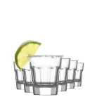 Strend Pro Aras, LAV, üvegpohár, likőrhöz, párlathoz, 45 ml, 49 x 56 mm, 6 db - os csomag