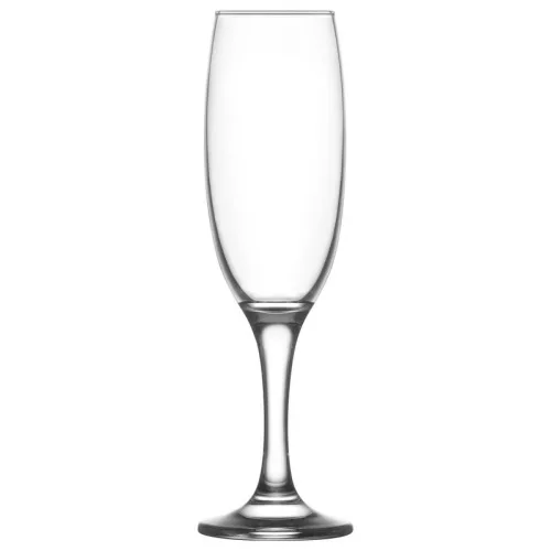Strend Pro Empire, LAV, üvegpohár pezsgőhöz, 220 ml, 49 x 210 mm, 6 db - os csomag