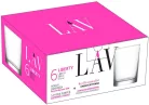 Strend Pro Liberty, LAV, üvegpohár whiskyhez, 280 ml, 74 x 88 mm, 6 db-os csomag