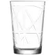 Strend Pro Line, LAV, üvegpohár vízhez, 205 ml, 68 x 99 mm, 6 db - os csomag