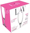 Strend Pro Misket, LAV üvegpohár pezsgőhöz, 190 ml, 50 x 193 mm, 6 db - os csomag