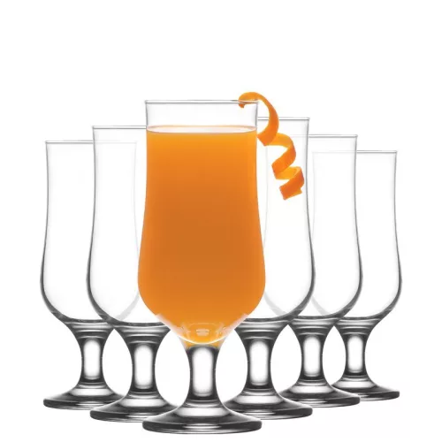 Strend Pro Nevakar, LAV üvegpohár sörhöz, koktélokhoz, 385 ml, 66 x 190 mm, 6 db - os csomag