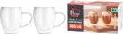 MagicHome Cappuccino kávés,teás bögre, duplafalú termosz, 280 ml, 2 db-os csomag