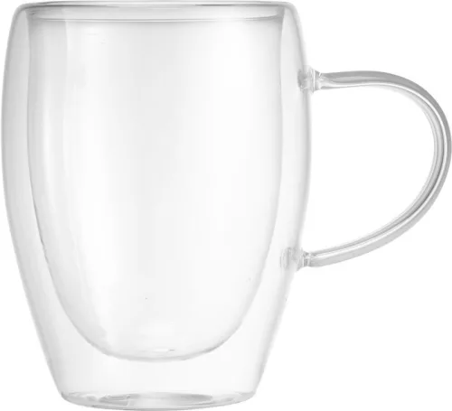MagicHome Latte Macchiato kávés,teás bögre, duplafalú termosz, 350 ml, 2 db-os kiszerelés